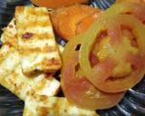 Grilled vegetables with spinach and Toast recipe step 5 photo