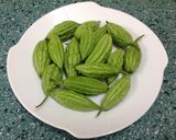 Hình bước làm 1 của món Khổ Qua (Mướp Đắng) Đèo Kho Khô Chay
