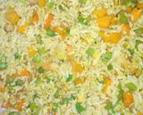 A picture of step 9 of Chinese fried rice.