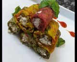 आटे से बने पनीर वेजिटेबल रोल (Aate se bani paneer vegetable roll recipe in Hindi) रेसिपी चरण 3 फोटो