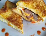 Foto langkah ke 6 dari resep Roti telur panggang.