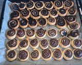 Kakaós-Nutellás csigák leveles tésztából recept fázis 2 fotója