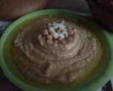 A picture of step 1 of Houmous.