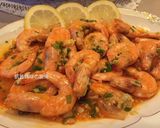 A picture of step 4 of Lemon Shrimp.