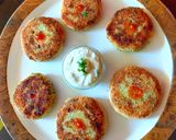 A picture of step 5 of Aloo Matar Cutlets with Curd Mayo Dip.