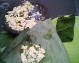 Foto langkah ke 2 dari resep Pepes tahu kemangi kukus khas Sunda.