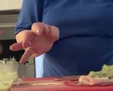 A picture of step 3 of Beef Roll-Ups with Avocado, Ham, and Cheese.