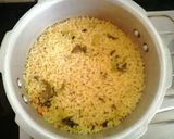 A picture of step 4 of Moong dal kichidi.