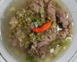 Foto langkah ke 7 dari resep Kaldu Daging Kacang Ijo Khas Madura.