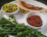 A picture of step 12 of Mysore Masala Dosa.