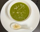 A picture of step 3 of Spinach & Almond Soup { Winter Special }.