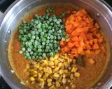 A picture of step 9 of Vegetable Dum Biryani.