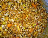 A picture of step 2 of Beans porridge.