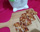 A picture of step 9 of Instant Pizza In pan with out cheese.