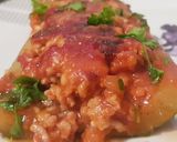 Pas rețetă Dovlecei umpluți cu carne tocată la cuptor! 6 fotografie