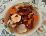 Foto del paso 5 de la receta: Potaje de cuaresma con alubias rojas y bacalao y calabaza