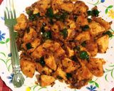 A picture of step 10 of Spicy Tawa Idli.