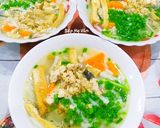 Hình bước làm 8 của món Bánh canh cá cờ, đậu hủ từ cơm nguội, bột gạo, bột năng
