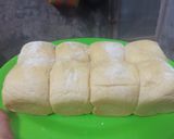 Foto langkah ke 7 dari resep Resep roti sobek super lembut anti gagal tanpa oven.