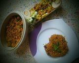 A picture of step 3 of Oriental Rice.