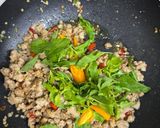 A picture of step 5 of Dorm-Style Pad Krapow (Thai Basil Stir-Fry).