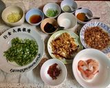 รูปขั้นตอนการทำที่ 2 ของ ยำถั่วพูส้มโอราดน้ำกะทิ