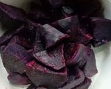 Foto langkah ke 2 dari resep Biji Salak (Candil) Ubi Ungu.
