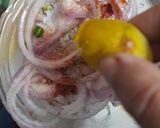 A picture of step 4 of Laccha Onion Salad.