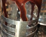A picture of step 4 of Choco Chikoo shake.