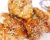 A picture of step 7 of Non-fried Nagoya Style Sticky Chicken Wings.