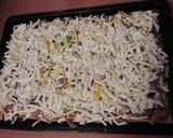 عکس مرحله 4 از دستور پیتزای قارچ ومرغ بانان تست🤤