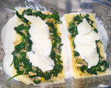 Foto del paso 6 de la receta: Lasaña de espinacas con bechamel de coliflor