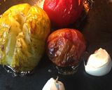 A picture of step 2 of Heritage tomato salsa.
