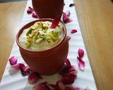 A picture of step 4 of Thandai Phirni.