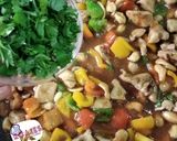A picture of step 4 of Cashew chicken.