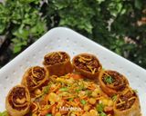 A picture of step 8 of Savory Pancakes (Pancakes Chaat).