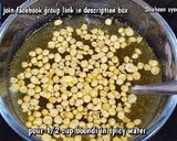 A picture of step 4 of Pani puri recipe step by step teekha pani boondi imli gud chutne.