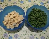 Foto langkah ke 1 dari resep Sayur lodeh kacang panjang & tempe | masakan rumah.