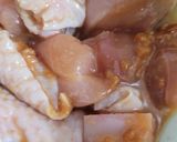 A picture of step 1 of Pumpkin, Mushroom, and Chicken Rice (Rice Cooker Recipe).