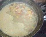 A picture of step 3 of Sweet Corn Soup.