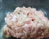 Hình bước làm 1 của món Canh thịt viên nấu nấm kim châm