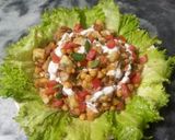 A picture of step 4 of Chana chat.