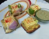 A picture of step 7 of Paneer Tikka Multigrain Open Bread Sandwich.