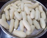 A picture of step 2 of Rice plain farre (chattisgarh recipe).