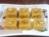 बादामी सूजी बर्फी (Badami suji barfi recipe in hindi)