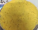 A picture of step 5 of Khandvi.