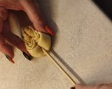 Kürtös kalács tobozok recept fázis 4 fotója