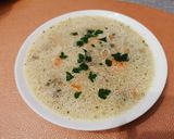Zupa pieczarkowa z makaronem krok przepisu 5 zdjęcie