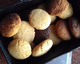 A picture of step 9 of Peanut butter and ghee nan khatai.