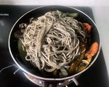 彩椒肉絲芝麻拌醬麵（也能做寶寶副食品）的食譜步驟3照片
